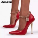 Sapato Vermelho Scarpin Realiza Aneikeh Feminino