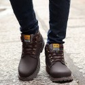 Unisex Boot in Soft Leather Tough and outsole Rubber