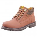 Unisex Boot in Soft Leather Tough and outsole Rubber