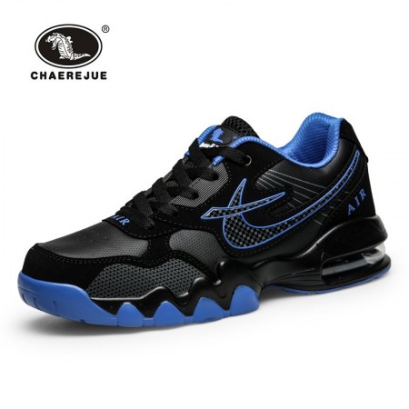 Tenis Running Esportivo Masculino com Amortecedor Preto Azul