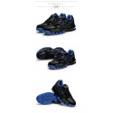 Tenis Running Esportivo Masculino com Amortecedor Preto Azul