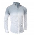 Camisa Casual Moderna Bonita Masculina Elegante Social Degrade