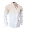 Casual Shirt Men's Modern Beautiful Elegant Social Degrade