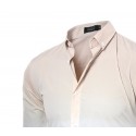 Camisa Casual Moderna Bonita Masculina Elegante Social Degrade