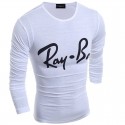 Shirt Winter Men's Ray-Ban Casual Young Urban Thin Long