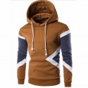 Moletom Geometrico Esporte Treino Frio com Capuz Moda Masculina