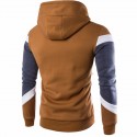 Moletom Geometrico Esporte Treino Frio com Capuz Moda Masculina