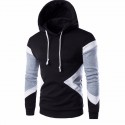 Moletom Geometrico Esporte Treino Frio com Capuz Moda Masculina