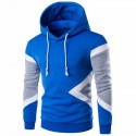 Moletom Geometrico Esporte Treino Frio com Capuz Moda Masculina