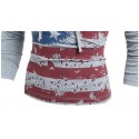 American shirt Winter Stamped Men's Flag