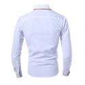 Social Shirt Men's Long Sleeve Button Country Style Jeans