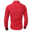 Social Party Night Shirt Men's Long Sleeve Button Slim Fit