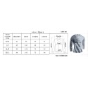 Shirt American USA Men's Long Sleeve Casual Grey Road