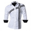 Casual Shirt Party Night Club Men's Stylish Stripes