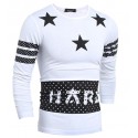 Camisa T Estampada Estrela Casual Paulista Moda Masculina