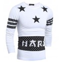 Stamped T Shirt Star Casual Paulista Menswear