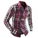Shirt Casual Elegant Young Menswear Country Long Sleeve