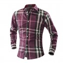 Shirt Casual Elegant Young Menswear Country Long Sleeve