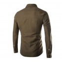 Camisa Militar Formal Masculina Comandante Autoridade