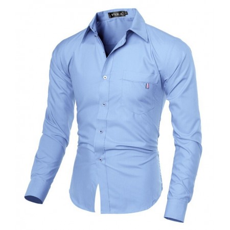 Shirt African Social Holiday Men's Long Sleeve Elegant Vintage