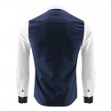 Camisa Social Elegante Festa Club Masculina Casual Manga Longa