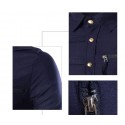 Shirt Jeans Slim Men's Jacket Elegant Country Club Party