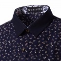 Camisa Social Estampa Floral Masculina Casual Elegante Plus Size