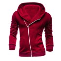 Hooded Male Modern Zippers Winter Fashion Hooded