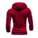 Hooded Male Modern Zippers Winter Fashion Hooded