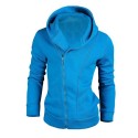 Hooded Male Modern Zippers Winter Fashion Hooded