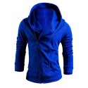 Hooded Male Modern Zippers Winter Fashion Hooded