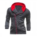 Hooded Male Modern Zippers Winter Fashion Hooded