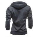 Hooded Male Modern Zippers Winter Fashion Hooded