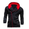 Moletom Masculino Moderno Fashion de Ziper Inverno com Capuz