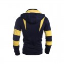 Hooded Male Modern Casual Elegant Young Cold with Zippers