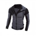 Hooded Zip Rider Winter Jacket Comfortable Long Sleeve