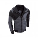 Hooded Zip Rider Winter Jacket Comfortable Long Sleeve