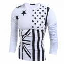 Winter Shirt Men's Casual Printed Long Sleeve Cold