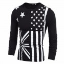 Winter Shirt Men's Casual Printed Long Sleeve Cold