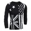 Winter Shirt Men's Casual Printed Long Sleeve Cold