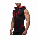 Moletom Treino Regata Masculina Esportiva Corrida com Capuz