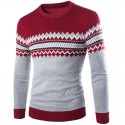 Camiseta Pulôver de Inverno Masculina de Natal Sueter Casual Frio