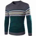 Camiseta Pulôver de Inverno Masculina de Natal Sueter Casual Frio