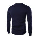 Shirt Men's Leather Elegant Casual Winter Long Sleeve