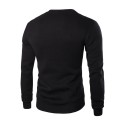 Shirt Men's Leather Elegant Casual Winter Long Sleeve