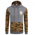 Hooded Army Casual Male Stamped Military Camouflage