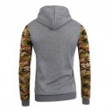 Hooded Army Casual Male Stamped Military Camouflage