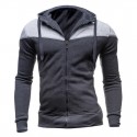 Jaqueta de Poluver Masculino Moletom Casual Casaco Esportivo Inverno