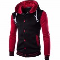 Jaquete Esporte Colegial Masculino Moletom Casual de Inverno