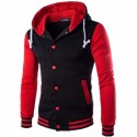 Jaquete Esporte Colegial Masculino Moletom Casual de Inverno